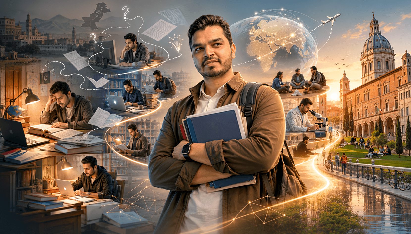 Founder journey — Dr. Salman’s path from Pakistan to a PhD in Italy