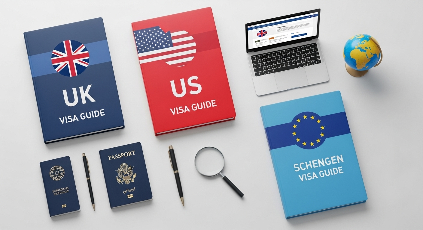  Country-Specific Visa Preparation Guides (UK, US, Schengen,etc.)
