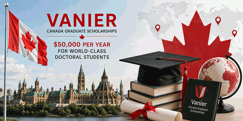 Vanier Canada Graduate Scholarships: $50,000 per Year for World-Class Doctoral Students