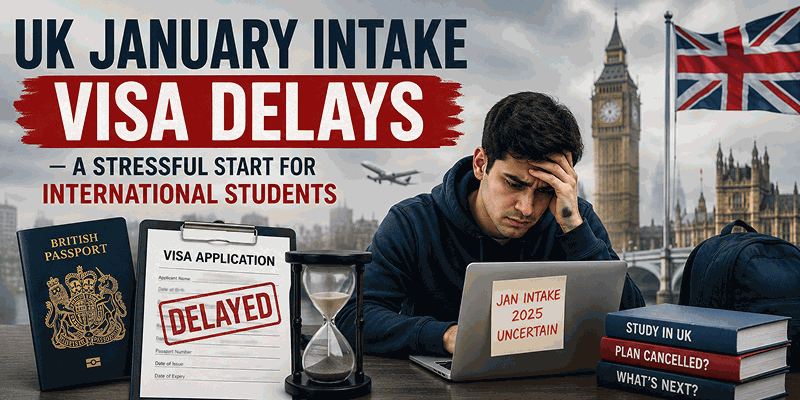 UK January Intake Visa Delays — A Stressful Start for International Students
