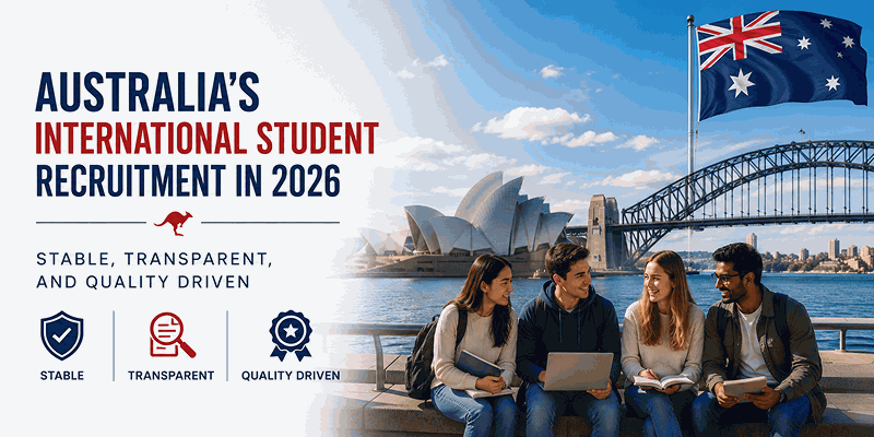  Australia’s International Student Recruitment in 2026- Stable, Transparent, and Quality Driven