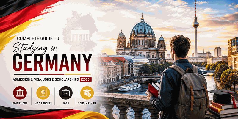 Complete Guide to Studying in Germany: Admissions, Visa, Jobs & Scholarships (2025)