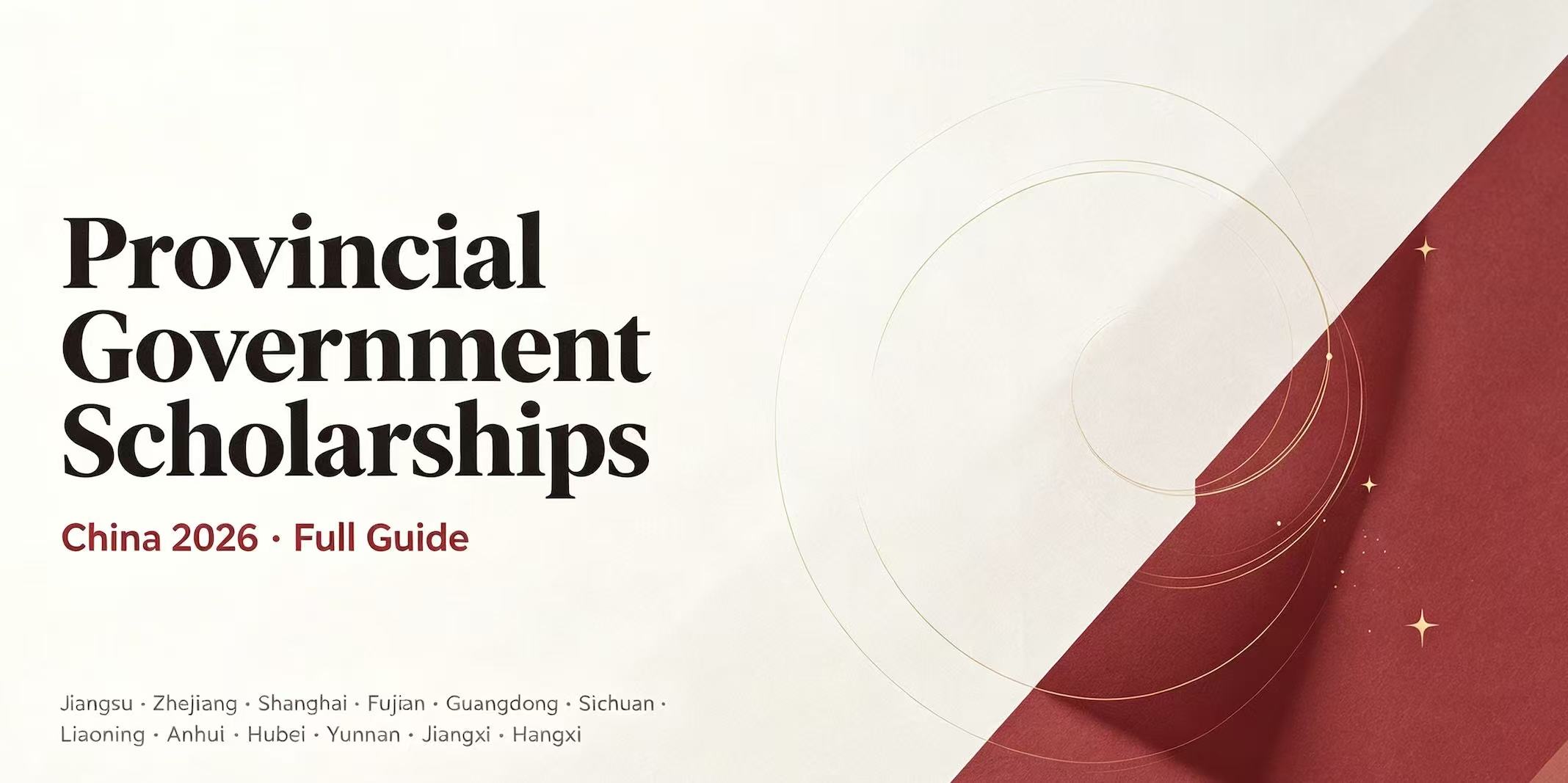 Provincial Government Scholarships China 2026: Full Guide